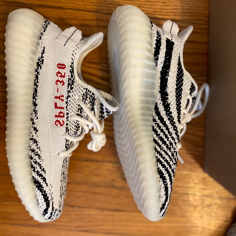 Size 6 yeezys “zebra” fits like a 7.5 women’s